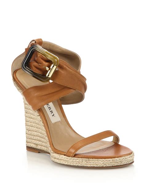 burberry espadrille|burberry wedges summer sandals.